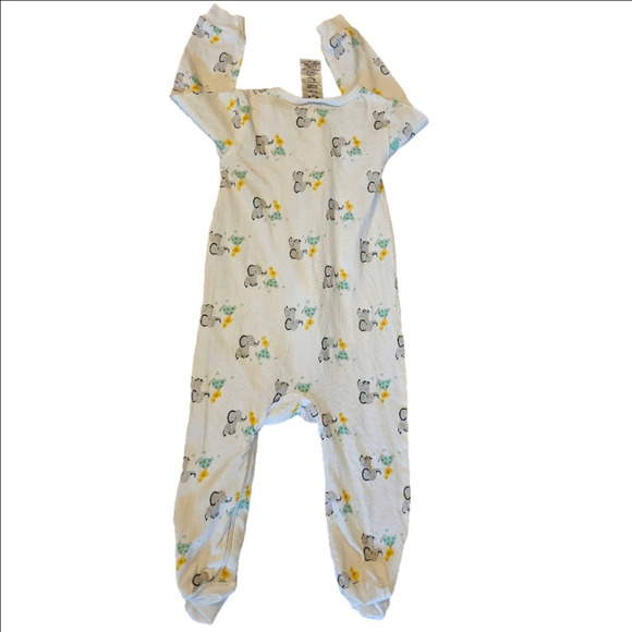 6/$20 Gerber Elephant Print Onesies Size 3-6 Months Lot Of 2 - Picture 5 of 15